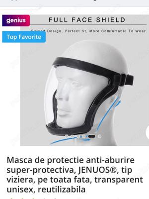 Mască de protecție antiaburire - imagine 5