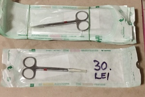 Forfecuță mică inox sterilă sigilată - imagine 2