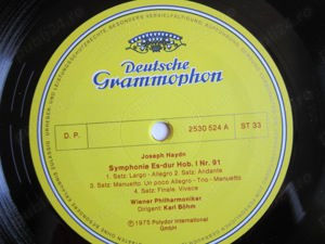 rar vinil Haydn - Symphonien Nr.91 +Nr.92 Oxford - dir. Karl Bohm - imagine 4