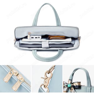 Geanta latop 13,5" - gri - imagine 3