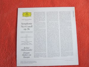 vinil impecabil Ceaikovski -Simfonia nr.4 FA minor -Karajan, Germania - imagine 4