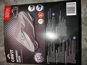Prelata husa moto bicicleta scuter motocicleta XL 255mx150cm­x150cm elastic cu snur de strangere si 