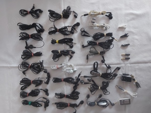 Casti Hands Free cu fir, telecomanda multimedia cu fir, reductii jack 2.5 la 3.5 mm, clipsuri pentru