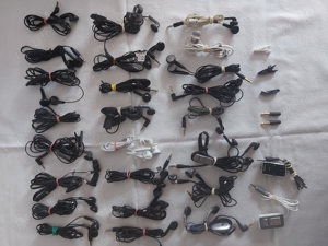 Casti Hands Free cu fir, telecomanda multimedia cu fir, reductii jack 2.5 la 3.5 mm, clipsuri 