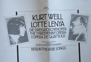rar Opera de trei parale Kurt Weill, Lotte Lenya casete audio noi - imagine 5