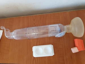 Babyhaler dispozitiv pt inhalat  copii bbebe inhal.medicamente etc - imagine 5
