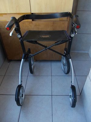 Rolator TRUST LET'GO QUT walker,cadru mers aluminiu cu roti ortopedic modern pliabil - imagine 6