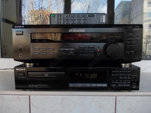Linie SONY receiver str-de245 + cd player cdp-215 + telecomanda originala - imagine 2
