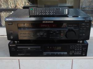 Linie SONY receiver str-de245 + cd player cdp-215 + telecomanda originala