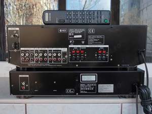 Linie SONY receiver str-de245 + cd player cdp-215 + telecomanda originala - imagine 6