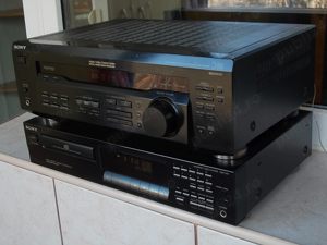 Linie SONY receiver str-de245 + cd player cdp-215 + telecomanda originala - imagine 4