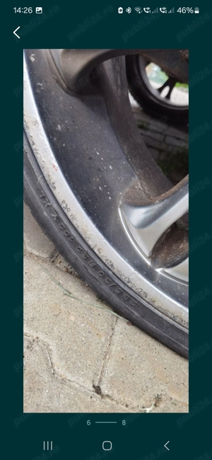 jante aliaj 22 toli roti 290 30 R22  - imagine 2