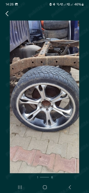 jante aliaj 22 toli roti 290 30 R22  - imagine 3