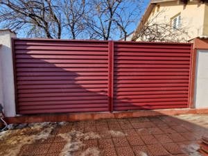 Gard metalic jaluzea | Suruburi ascunse | Vaslui | Model 2025 | 