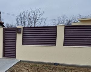 Gard metalic jaluzea | Suruburi ascunse | Targoviste | Model 2025 | - imagine 3