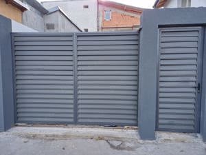 Gard metalic jaluzea | Suruburi ascunse | Targoviste | Model 2025 | - imagine 5