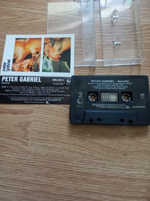 PETER GABRIEL,SECURITY,CASETA AUDIO  CANADA,pentru CUNOSCATORI  - imagine 5