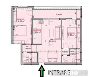 Apartament la cheie de 3 camere cu 2 bai etaj 1 zona Veterani - imagine 5