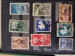 Timbre valoroase  colectie de timbre din ani 1866 , 1952, 1955, 1957 - imagine 5