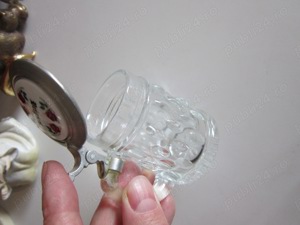 cadour rar Schnapskrugerl pahar shot cu capac colectie Bavaria 1950