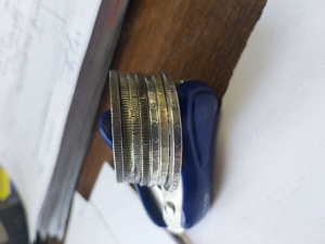 lot monede argint 1881 cu stele si cu margine zimtata - imagine 2