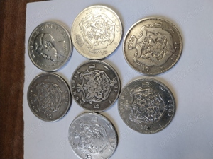 lot monede argint 1881 cu stele si cu margine zimtata - imagine 3