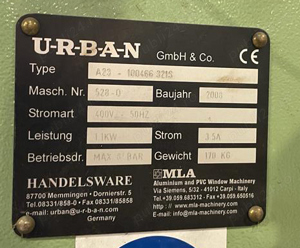 Linie complete productie tamplarie PVC marca URBAN - imagine 7