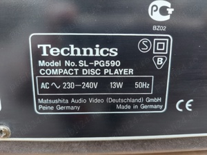 Technics SL-PG590 CD-Player - imagine 7