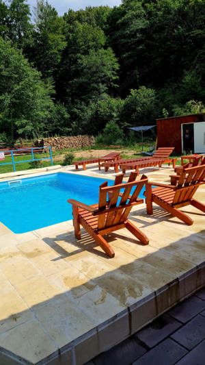 Inchiriez cabana cu piscină încălzită și jacuzzi fierbinte  - imagine 4