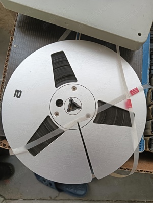 benzi magnetofon pe rola metalică 18cm  BASF,scotch ,Ampex 