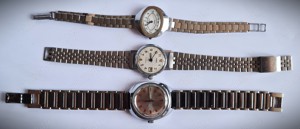 3 ceasuri rusești vintage, de damă, mecanice