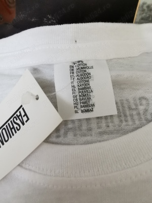 Tricou Fashion Day - nou cu eticheta - bumbac - imagine 4