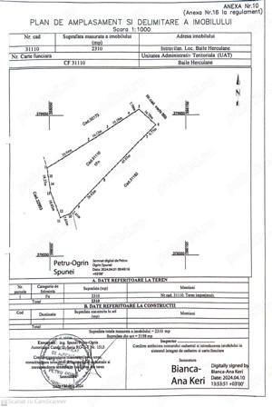 Proprietar vând teren intravilan și împrejmuit de 2310 mp în Băile Herculane, Platoul Coronini - imagine 9