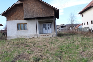  1.  Casă + teren 2.044 mp la DN67   Călnic, Gorj   construcție la gri - imagine 2