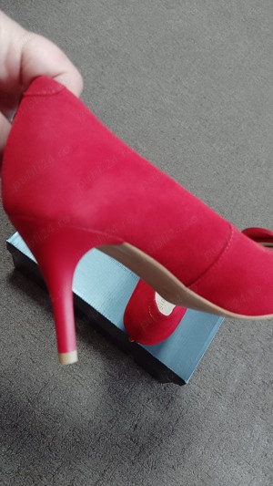 Pantofi eleganți roșu  - imagine 2