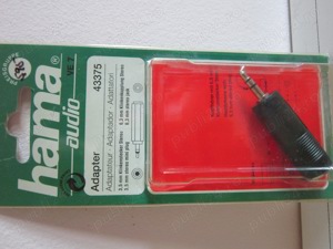 Adaptor Audio Stereo Hama fabricat Germania 2 bucati noi - imagine 4