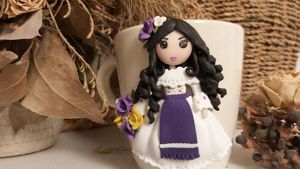 Cadou pentru fetite, sotie iubita cana papusa