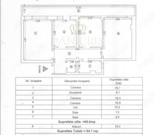 Apartament cu 3 camere în zona FALEZA NORD  - imagine 7