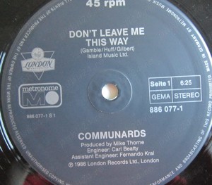 Communards -Don't Leave Me This Way 1986 -Electronic Synth-pop - imagine 4