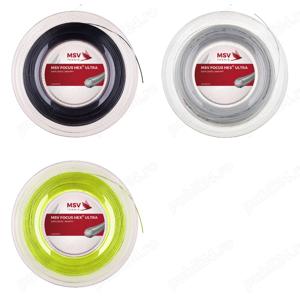 Racordaj tenis din rola MSV Focus HEX Ultra negru alb verde 1.15 1.20 1.25 12m