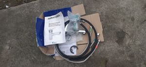 Vand baterie lavoar inox ,cu futun mobil.