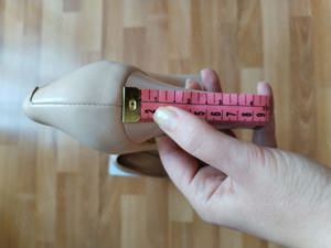 Pantofi piele naturala nude - imagine 4