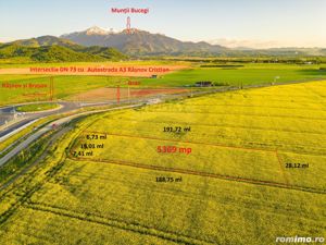 Teren 5369mp Rasnov /Oportunitate de investitie/Acces facil/Panorama - imagine 4