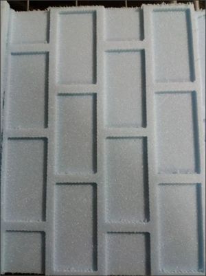 Matrita pentru tencuială decorativă - 240 x 330 mm- din polistiren extrudat