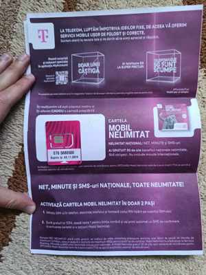 Vand Cartela prepay Telekom   - imagine 2