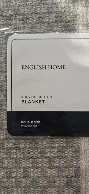 NOU Patura English Home, cu etichetă, 200x220 cm