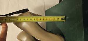 Pantofi piele naturala, toc 12cm, designer Mihaela Glavan, mărime 39 - imagine 9