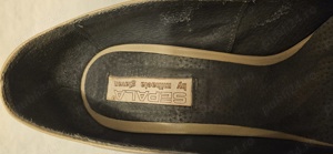 Pantofi piele naturala, toc 12cm, designer Mihaela Glavan, mărime 39 - imagine 8