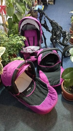 Carucior Zipp 3 in 1   landou, scoica, sport   stare buna - imagine 3