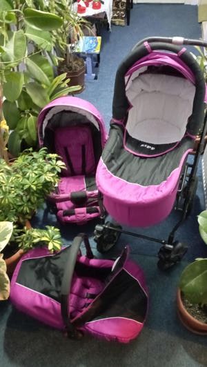 Carucior Zipp 3 in 1   landou, scoica, sport   stare buna - imagine 9